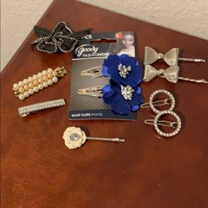 Lot of hair accessories, variety of styles